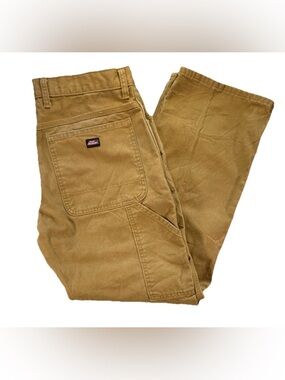Dickies Carpenter Pants Men's 32 x 30 Brown Tan Workwear Y2K Baggy Utility VTG